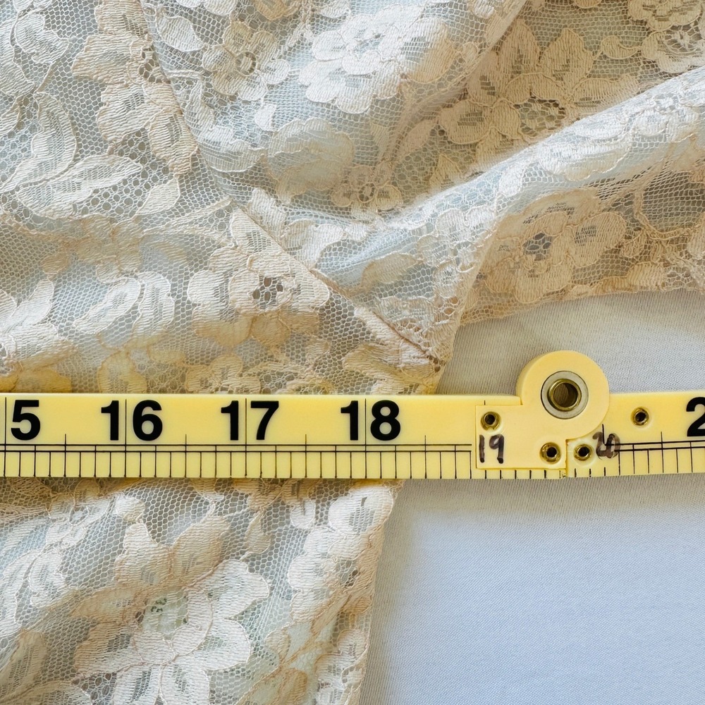 Lisette AL Sterling Vintage‎ Lingerie Gown Maxi Dress Women 38 Romantic Elegant - Picture 14 of 16
